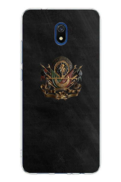 TechTree حافظة سيليكون مطبوعة بتفاصيل شعار الدولة العثمانية متوافقة مع Redmi 8A