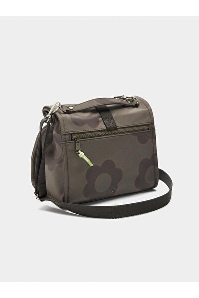 PARFOIS Çiçek Desenli Teknik Kumaş Isı Yalıtımlı Çok Amaçlı Çanta-Ölçü(cm): 3...