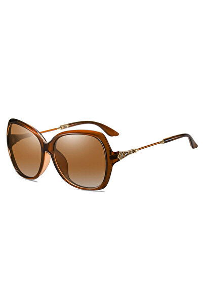 Techsuit Oversized γυαλιά ηλίου Techsuit, καφέ, 8881