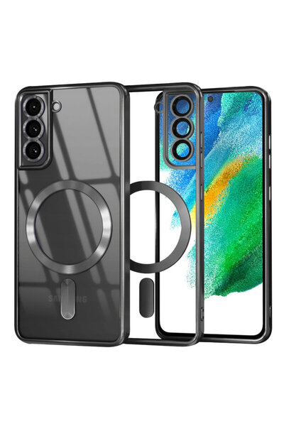 Techsuit Премиум калъф за Samsung Galaxy S21 FE 5G Луксозен кристален MagSafe...