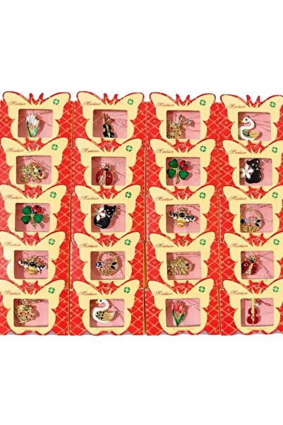 OEM Classic Martisor Set with Brooch, 20 pieces