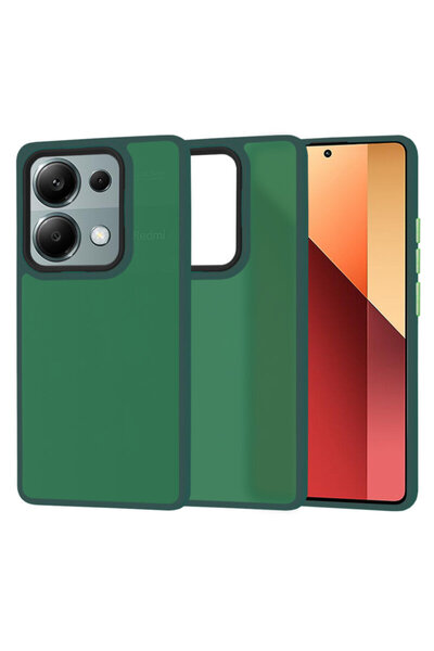 Techsuit Xiaomi Redmi Note 13 Pro 4G Seria HaloFrost, verde închis