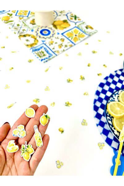Flu Party La Dolce Vita - Limon / Akdeniz Temalı Mini Masa Konfetisi