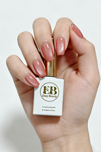 Easy Beauty 15ml Kedi Gözü Kalıcı Oje - Cam Görünümlü Korean Cat Eye - TPO İç...