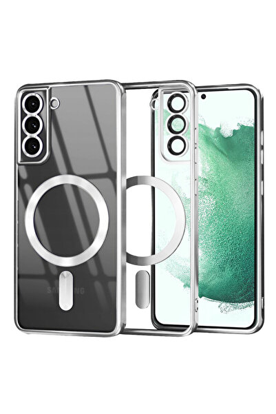 Techsuit Премиум калъф за Samsung Galaxy S22 Plus 5G Луксозен кристален MagSa...