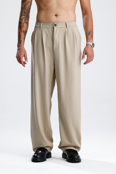 ATE STUDIOS Pleated Baggy Fabric Trousers