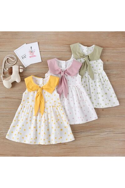 GENERAL Girls' dress in various colors, sizes 12 to 36 months