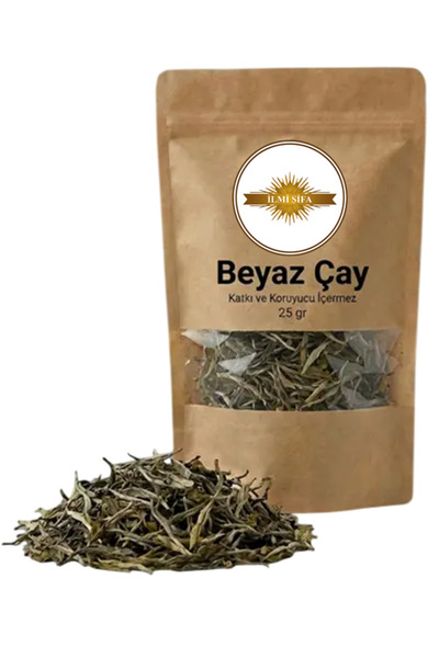 İLMİ ŞİFA Beyaz Çay 25 gr (Katkısız) Doğal Kurutma Beyaz Çayı Sarayların Çayı...