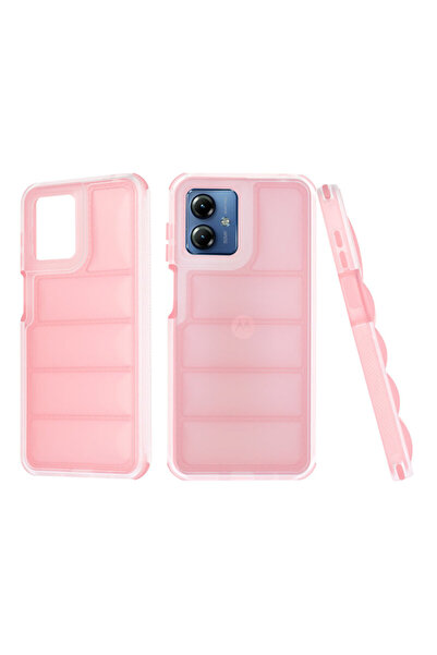 Techsuit Husă Motorola Moto G14 Wave Shield, roz