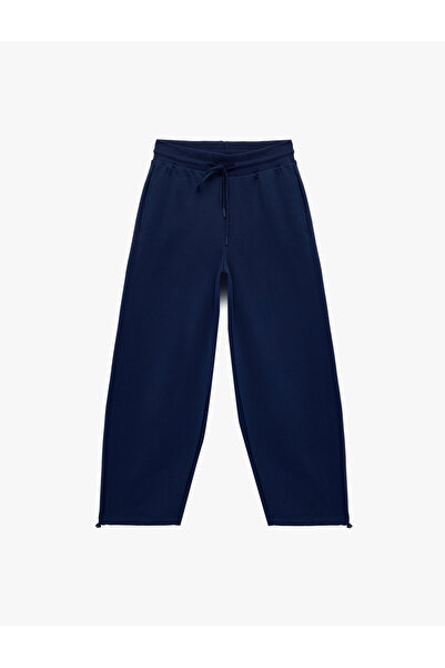 Koton Pantaloni de trening jogger cu trei șnururi, buzunare și șireturi în talie