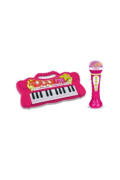 MRSPANCER 319353e - Eğitici ve Eğlenceli Elektronik Mikrofonlu Org seti Işıkl...