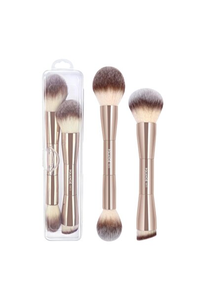 MAANGE 2Pcs Double Ended Foundation Makeup Brushes