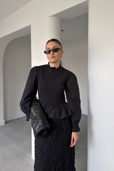 MAGARDE Gipeli Design Blouse - Black