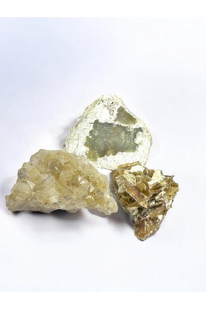 The Magıc of Healıng Kristal kuavars, Aventurin , Çöl Gülü 3lü Ham Set