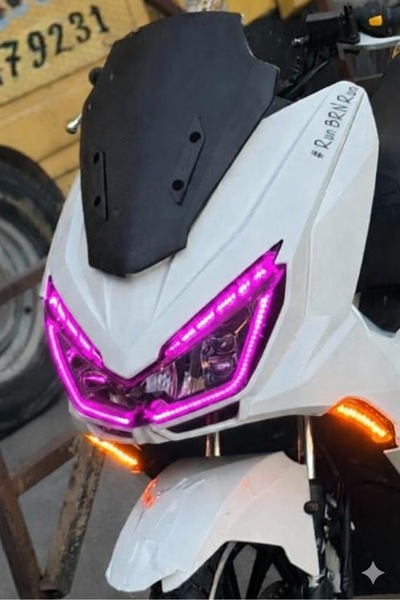 MotoFolyocum Mondial Strada Far Filmi Alt Üst Set Folyo