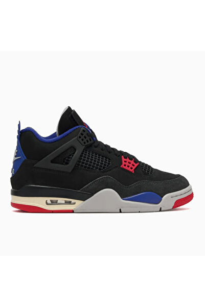 JORDAN Air 4 Rare Air Black/Fire Red/Deep Royal Blue/Dark Smoke Grey/Tech Grey