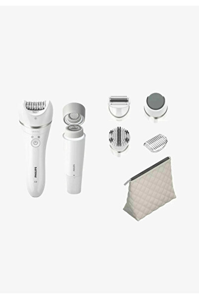 Philips Epilator electric Philips, BRE770/92, alb, cap pentru masaj, dispozit...