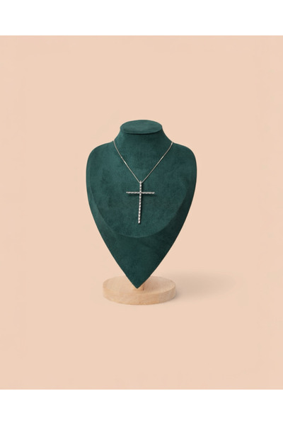 LYNORO Tennis Cross Necklace
