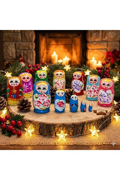 Epilons 5 Piece Wooden Matryoshka