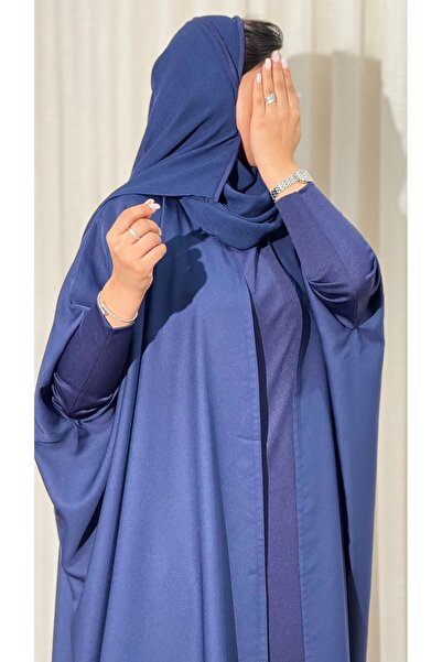 Ms Half-dress abaya in summer internet fabric with stretch sleeves - 2-piece ...