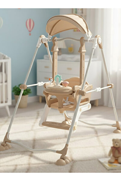 Fitness World Children's swing with sounds, music and recreational toys, stab...