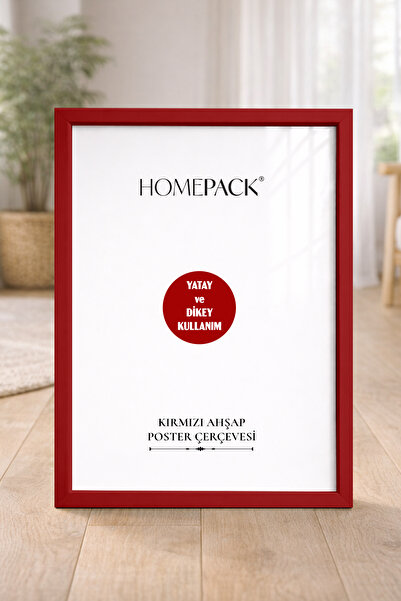 HOMEPACK Crveni okvir za poster, prazan okvir, okvir za slike CRVENI OKVIR