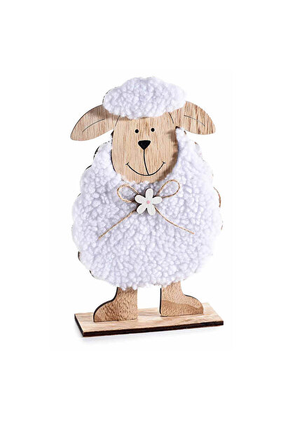 Decorer Figurină Oaiță de Paște 12,5x4,5x20,5 cm