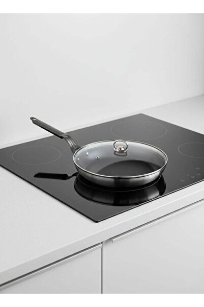 Mehtap Chefline Induction Base Frying Pan (32 cm) – with Glass Lid