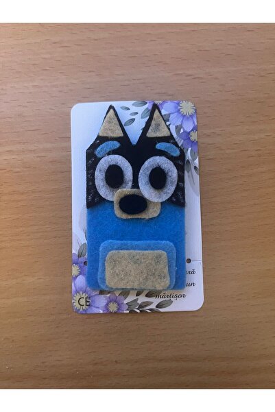 Creatii fetru Bluey's Dad Felt Finger Puppet – Cute Handmade Mărțișor