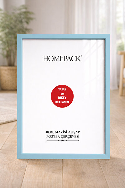 HOMEPACK Svetloplavi okvir za poster, prazan okvir, okvir za slike SVETLOPLAV...