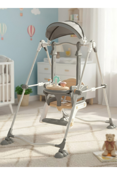 Fitness World Children's swing with sounds, music and recreational toys, stab...