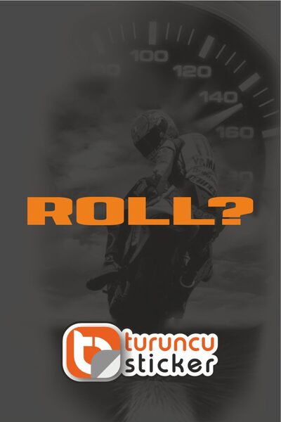 Turuncu Sticker رول؟ ملصق لاصق 8x1 سم - ملصق للسيارة - المحرك - اللابتوب - مل...