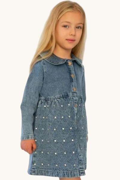 EYLÜL EZGİ BUTİK فستان بناتي مطرز بالحجارة لمناسبة العيد