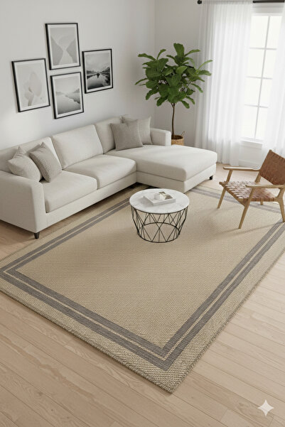 Babil Home Jüt Sisal Kilim Dokuma Halı Salon Koridor Yolluk Mutfak Halısı 810...