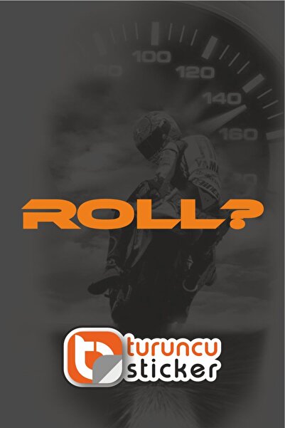 Turuncu Sticker رول؟ ملصق لاصق 8x1 سم - ملصق للسيارة - المحرك - اللابتوب - مل...