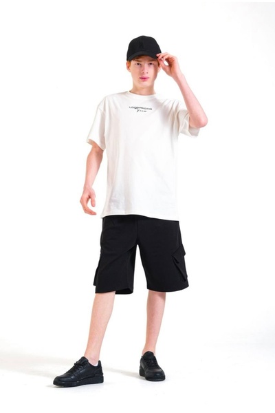LOCO LOCO Limi Young Male Child Soft Construction Design T-Shirt