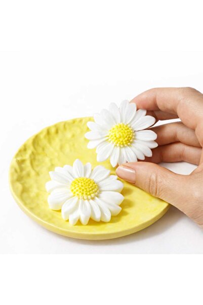 SOO SOAP Papatya Soap Set Including Plate Handmade Gift Decorative