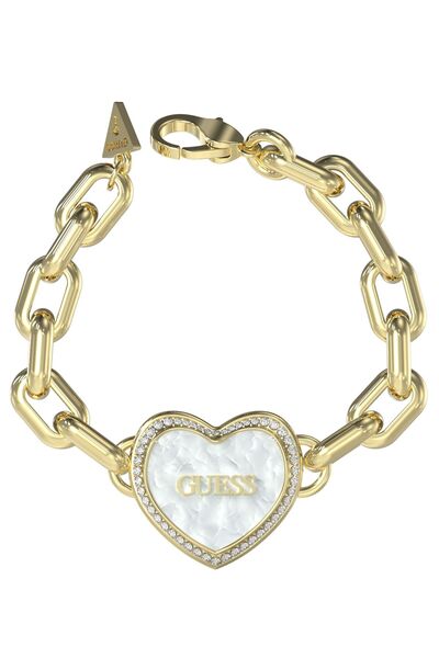 Guess PEARL HEART BRACELET