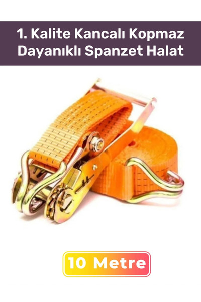 Kozera #İşGüvenlikSeti 1. Kalite Kancalı Kopmaz Dayanıklı Gırgır Yük Sabitlem...