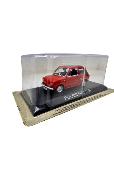 JPT Classic Red Polski Fiat 126P Metal Model 1:43 Scale