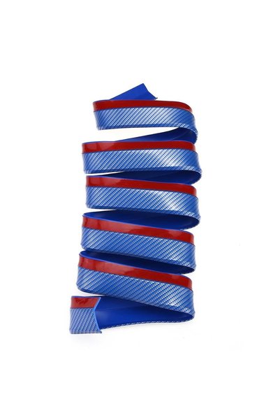Generic Brand Çetiner Group ®   Blue 2.5 Meters Car Auto Front Bumper Protector Rubber Practical Bumper Strip Tape Upholstery Ki
