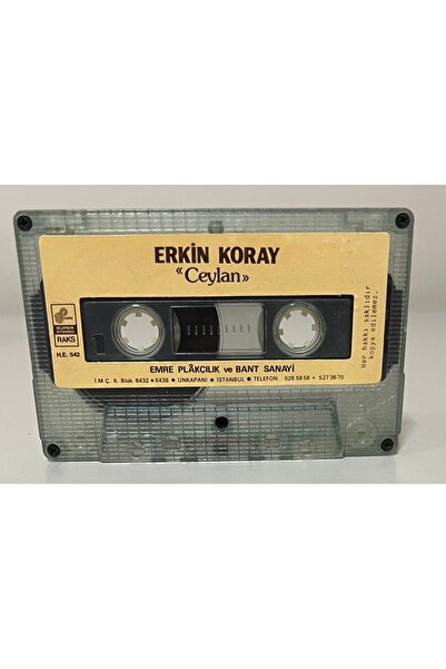 Emre Grafson Müzik كاسيت Erkin Koray Ceylan (لا يوجد كرتون، فقط كاسيت)