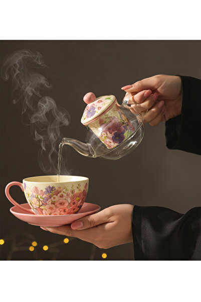 Generic Colorful Beige Mother and Child Pot