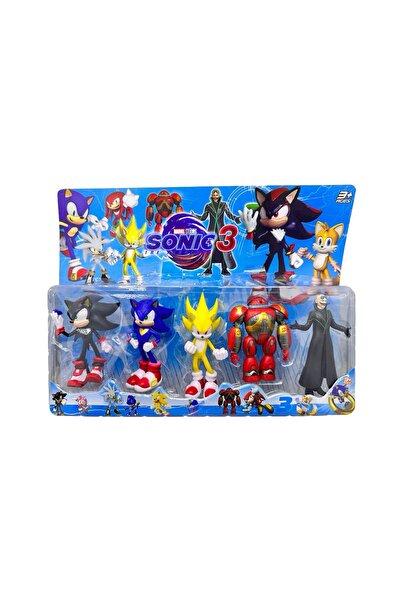 JPT Set de figurine Sonic 3 cu Dr. Robotnik și Robot