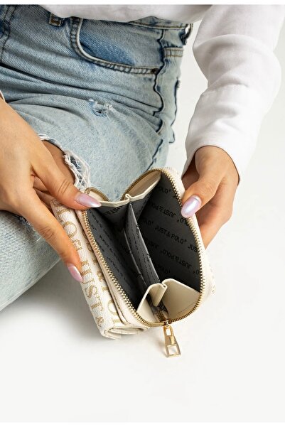 Just Polo Original Women's New Season Printed Shoulder Bag and Wallet Combina...