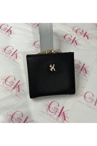 BONİTA Square Clip Wallet Faux Leather Premium Quality