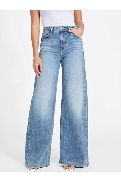 Guess بنطلون جينز واسع الساقين من بيلاجيو