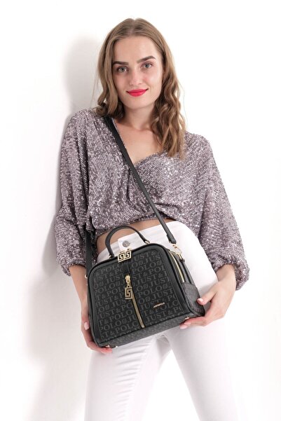 Just Polo New Season Women's Adjustable Strap Hand and Shoulder Bag 29X19Cm