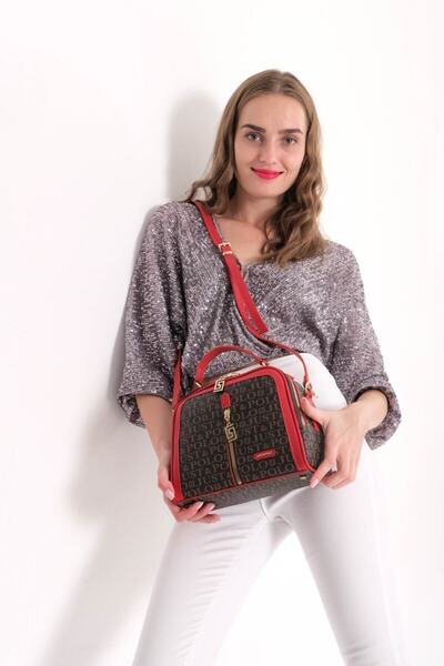 Just Polo New Season Women's Adjustable Strap Hand and Shoulder Bag 29X19Cm