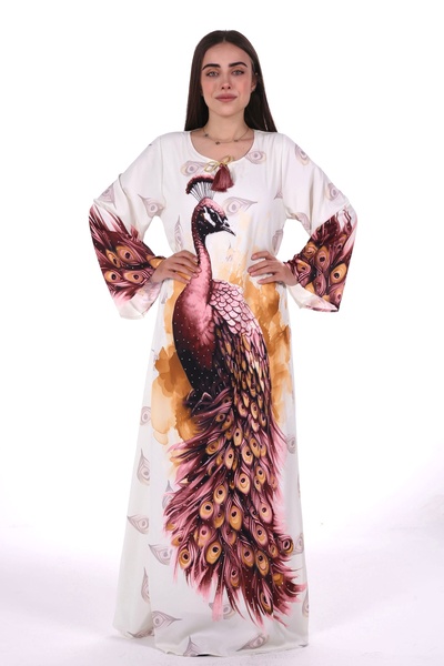 al bent al sharqieh Women's embroidered wide jalabiya dress